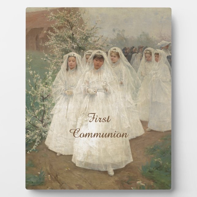 First Communion Plaque (Front)