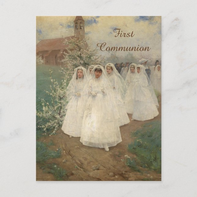 First Communion Postcard (Front)