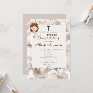First Communion Spanish Invitation