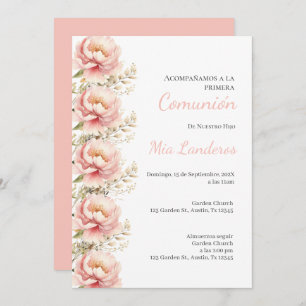 First Communion Spanish Invitation