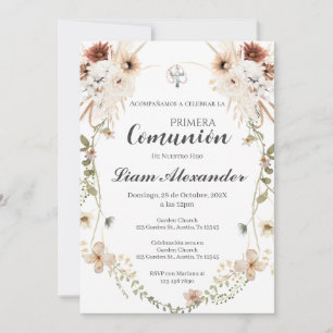 First Communion Spanish Invitation