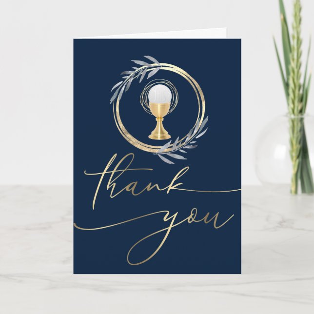 First Communion thank you Card (Front)