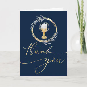 First Communion thank you Card