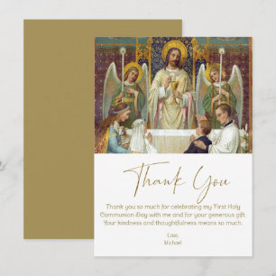 First Communion Thank You Jesus with Children