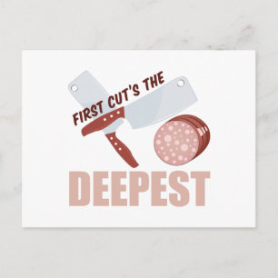 First Cut Deepest Postcard
