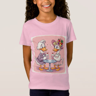 First Date, Ducks and Milkshake by Natasha Us T-Shirt