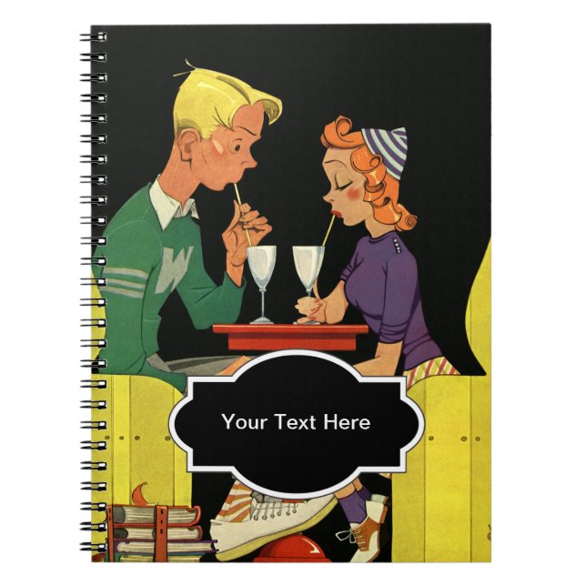 First Date - Soda for 2 Notebook (Front)