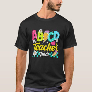 First Day ABCD Tour Tee for Teachers Kids