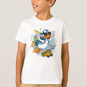 First Day Flyin’ High – Cool Duck Back to School T-Shirt