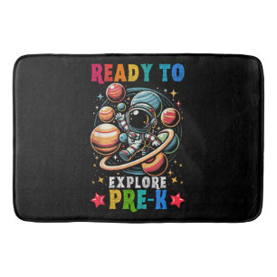 First day Kids Welcome back to School Astronaut Bath Mat