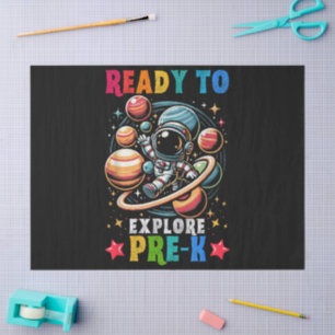 First day Kids Welcome back to School Astronaut Tissue Paper