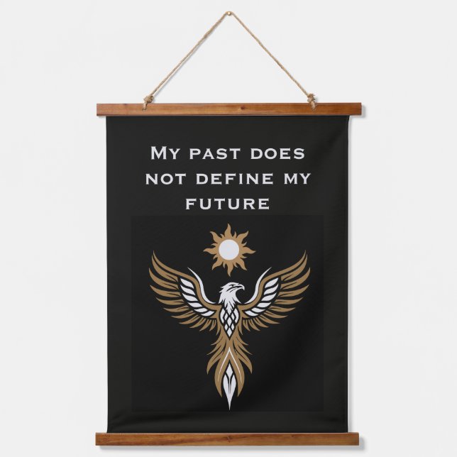 First Day New Life New Future Hanging Tapestry (Front)