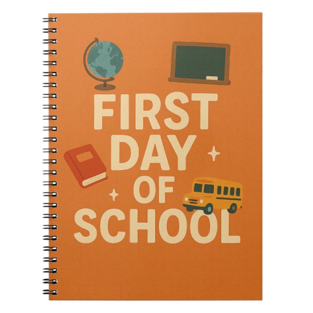 First day notebook  (Front)