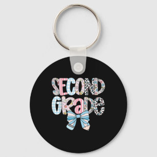 First Day Of 1st Grade Pencil Teacher Girls T-shir Key Ring