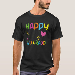 First Day Of 2nd Grade Students Back To School Tea T-Shirt