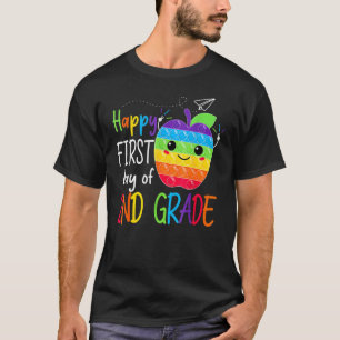 First day of 2nd Grade Teacher Girls Boys Back To  T-Shirt