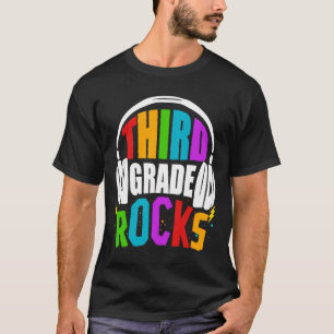 First Day Of 3rd Grade Rocks Back To School Teache T-Shirt