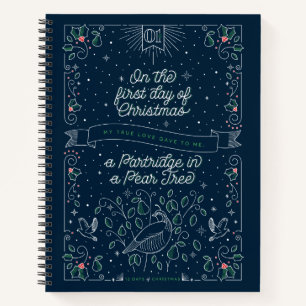 First Day of Christmas Notebook College-Ruled