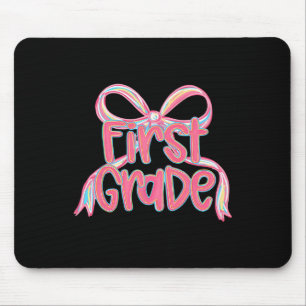 First Day Of First Grade Floral Bundle For Teacher Mouse Mat
