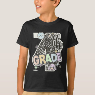 First Day Of Fourth Grade Composition Notebook Tea T-Shirt
