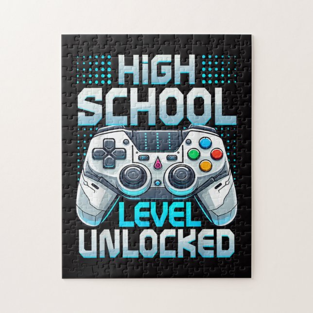 First Day of High School Level Unlocked Jigsaw Puzzle (Vertical)