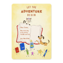 First Day of Kindergarten Greeting Card