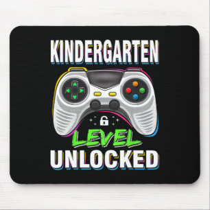 First Day of Kindergarten Level Unlocked Back To S Mouse Mat