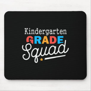 First Day Of Kindergarten Squad Teacher Back To Sc Mouse Mat