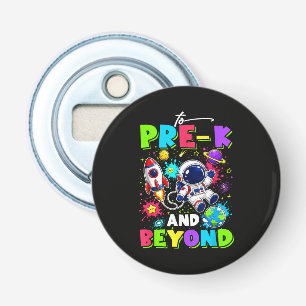 First Day of Pre-K Astronaut Space Back to School Bottle Opener