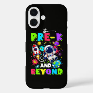 First Day of Pre-K Astronaut Space Back to School iPhone 16 Case