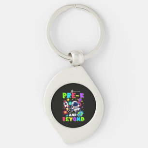 First Day of Pre-K Astronaut Space Back to School Key Ring