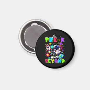 First Day of Pre-K Astronaut Space Back to School Magnet