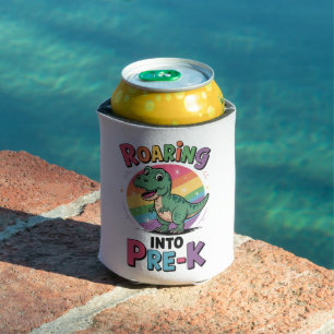 First Day of Pre-K Back to School Can Cooler