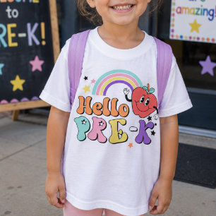 First Day of Pre-K Rainbow T-Shirt