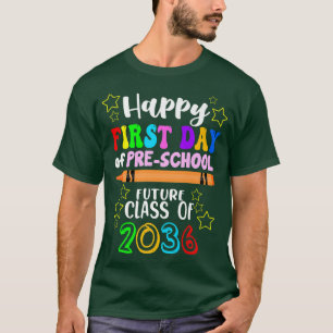 First Day of Preschool Back to School PreK Here I T-Shirt