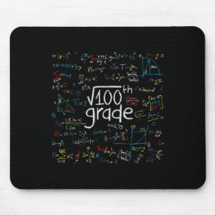 First Day Of School 10th Grade Square Root Of 100 Mouse Mat