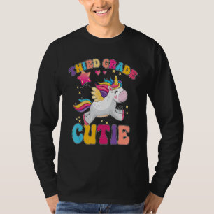 First Day Of School 3rd Third Grade Cutie Girls Un T-Shirt