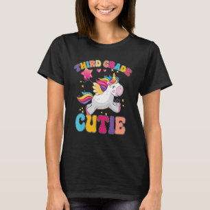 First Day Of School 3rd Third Grade Cutie Girls Un T-Shirt
