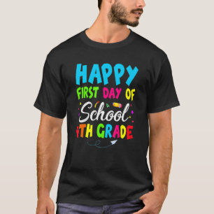 First Day Of School 4th Grade For Boy Kid Girl Stu T-Shirt