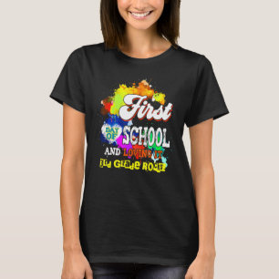 First Day Of School And Loving It 3rd Grade Rocks  T-Shirt