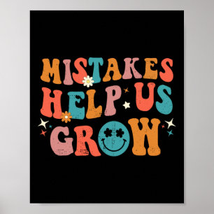 First Day Of School Byck To School Mistakes Help U Poster