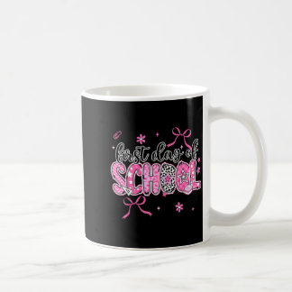 First Day Of School Coquette Bow Back To School Coffee Mug