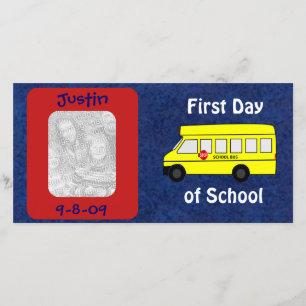 First Day of School Custom Keepsake Personalised Announcement