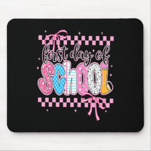 First Day Of School Floral Bundle For Teacher  Mouse Mat