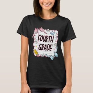 First Day Of School Girly Coquette1 T-Shirt