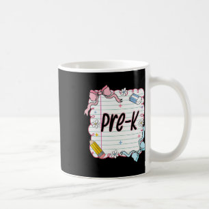 First Day Of School Girly Coquette Coffee Mug