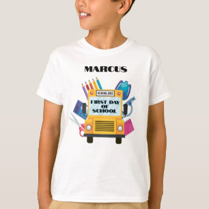 First Day of School Personalised T-Shirt