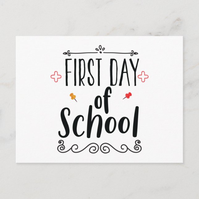 First Day of School Postcard (Front)