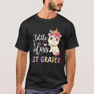 First Day Of School S For Girls Little Miss 1St Gr T-Shirt