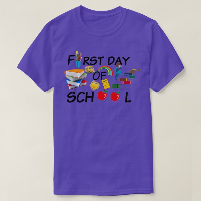 First day of school Shirt (Design Front)